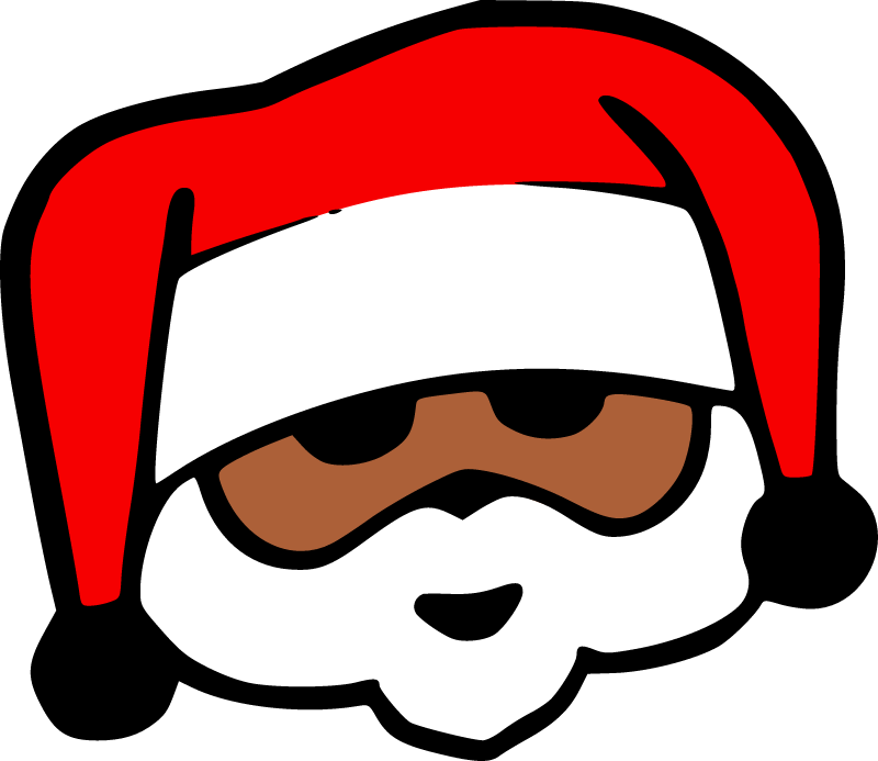 Cheerful Santa Claus Headshot