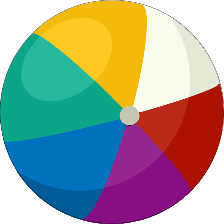 Colorful Beach Ball