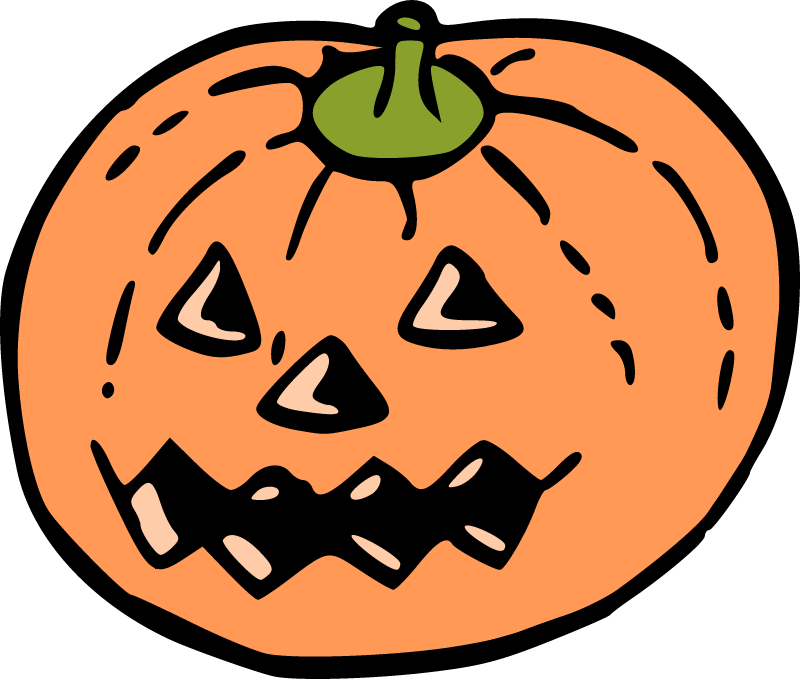 Colorful Jack-o-Lantern