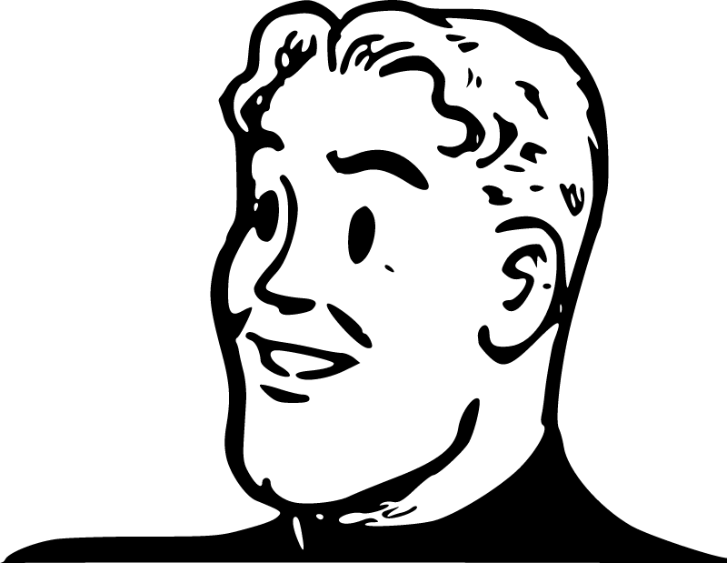 Detailed Portrait of a Man’s Head