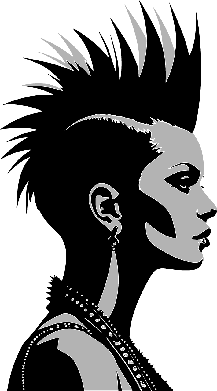 Edgy Punk Woman Profile