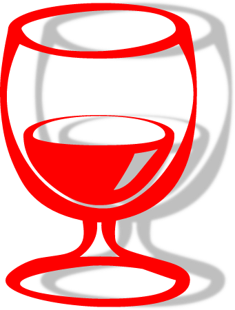 Elegant Red Wine Glass