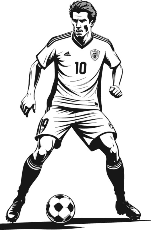 Football Player in Action