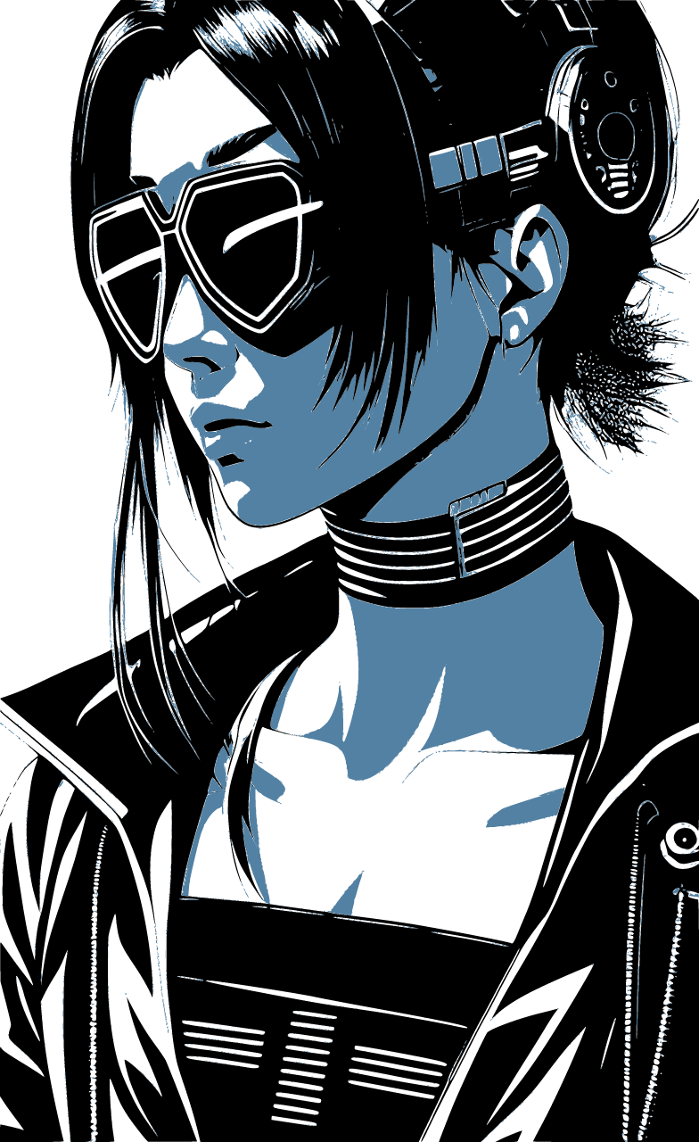 Futuristic Cyberpunk Rebel