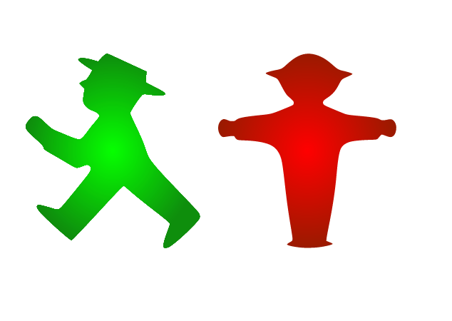 German Traffic Light Icon