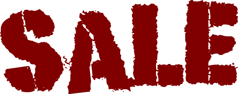 Grungy ‘Sale’ Stencil-Text Design
