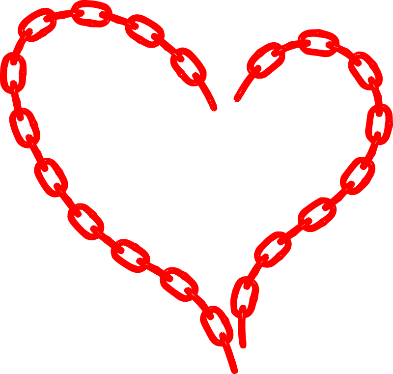 Heart-Shaped Love Chain