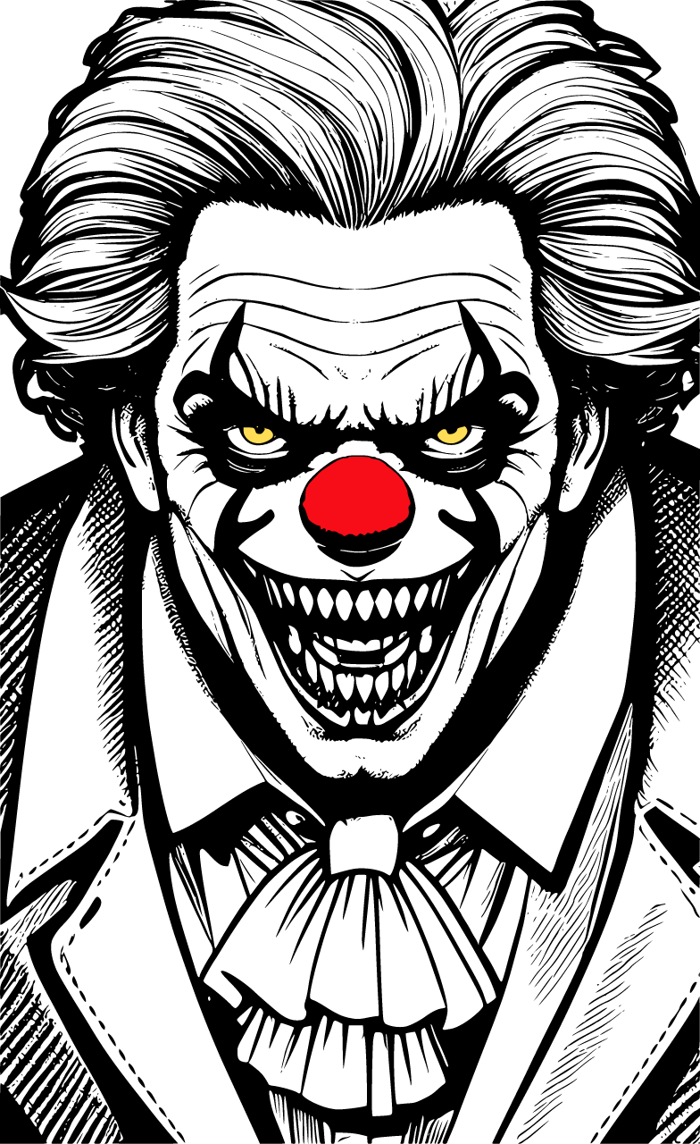 Horrific Killer Clown