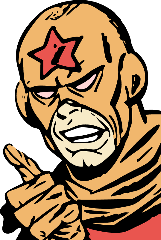 Masked Red Star Vigilante
