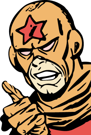 Masked Red Star Vigilante