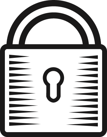 Minimalist Padlock Icon