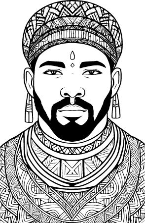 Portrait of African Man