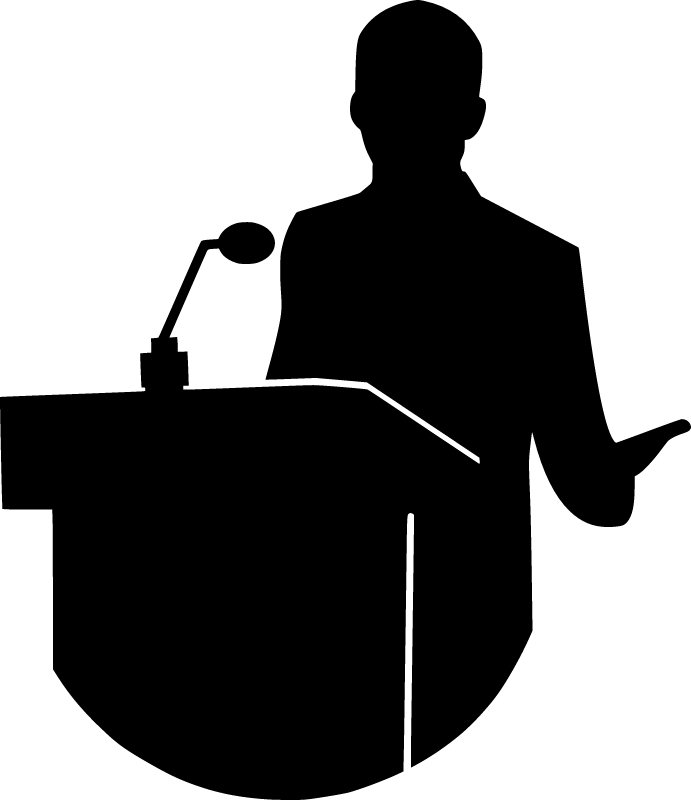 Public Speaker Silhouette