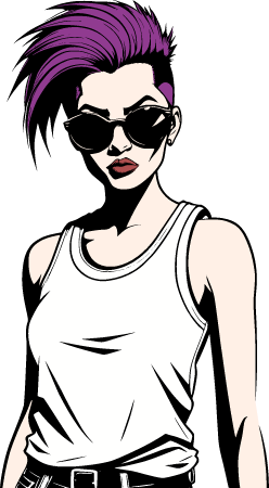 Punk Girl in Shades