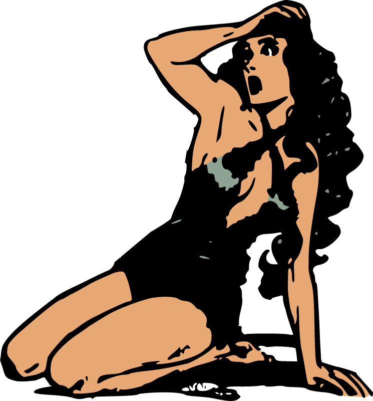 Shocked Woman in Distress