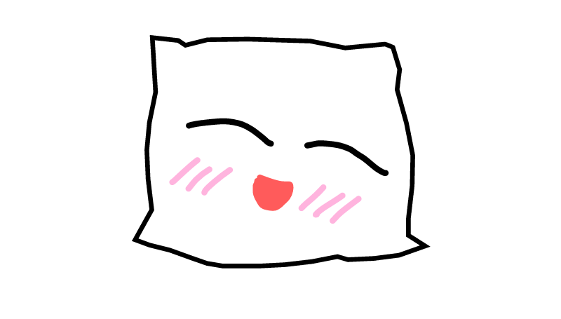 Shy Blushy Pillow Character