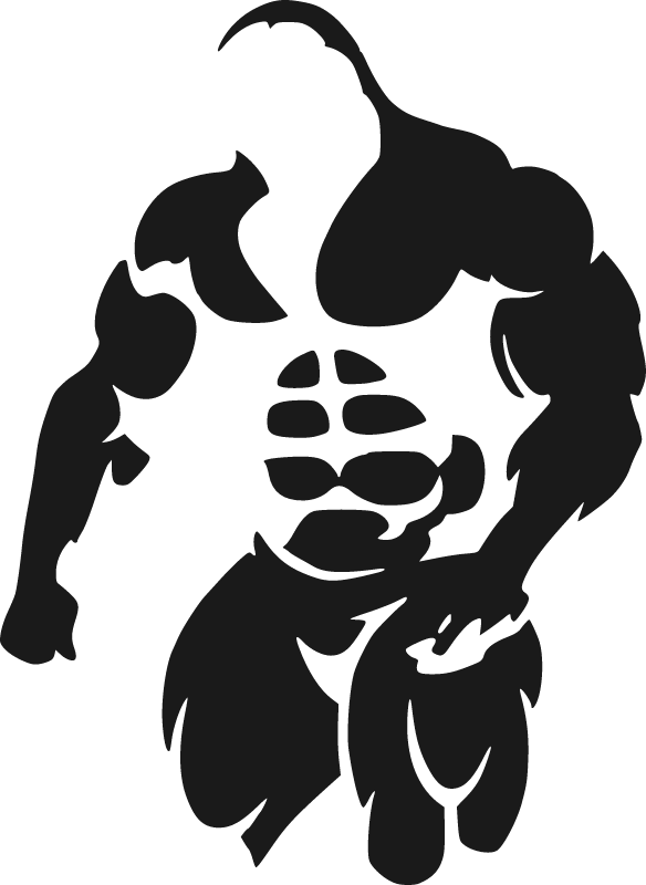 Silhouette Bodybuilder