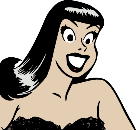Smiling Comic Woman