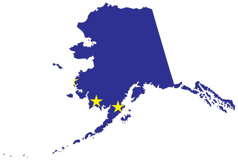 Alaska State Outline