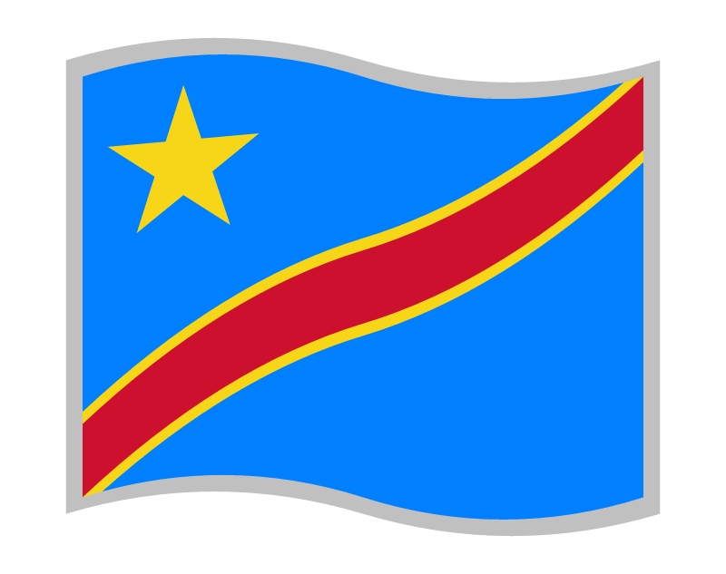Democratic Republic of Congo Flag