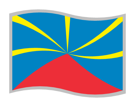 Réunion Unofficial Flag