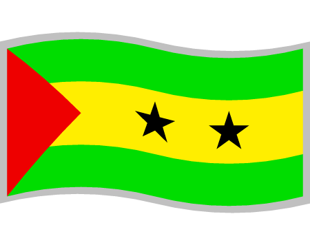 São Tomé and Príncipe Flag