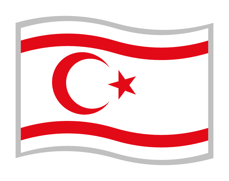 Turkish Republic of Northern Cyprus Flag