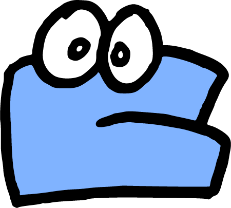 Sad rectangle icon