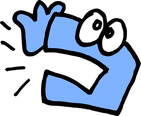 Yelling rectangle icons 