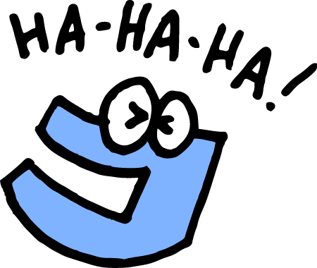 Laughing rectangle icon
