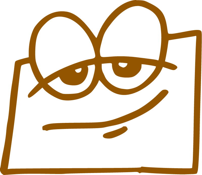 Funny smiling face