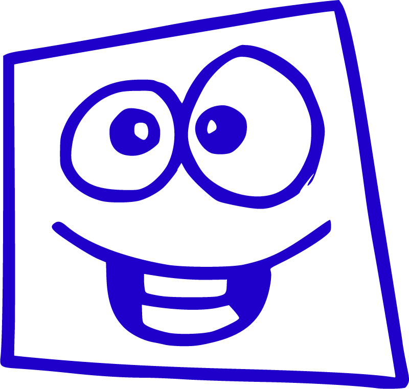 Funny happy face