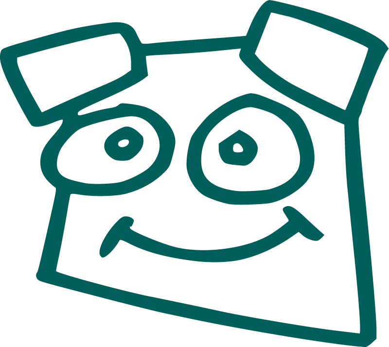 Funny happy face