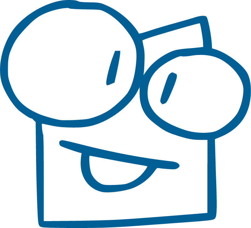 Funny happy face