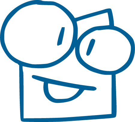 Funny happy face