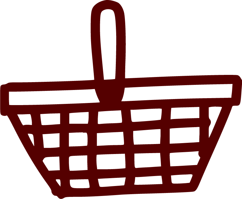 Shopping basket doodle