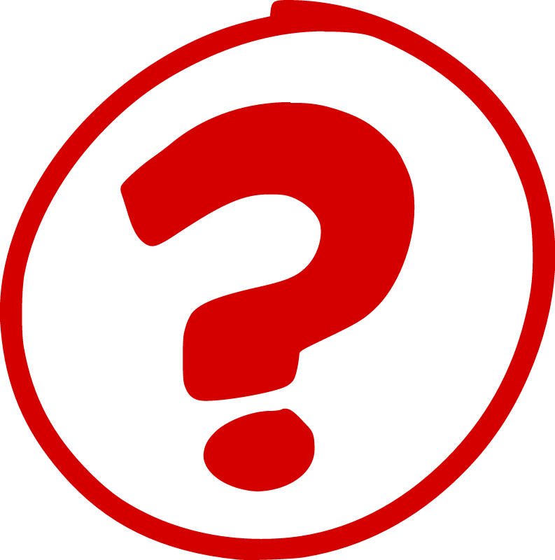 Question mark doodle