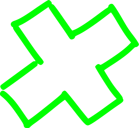 Cross doodle