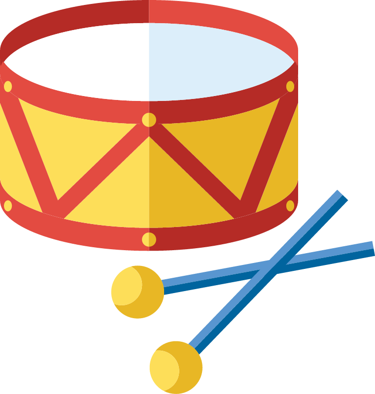 Drum with Sticks
