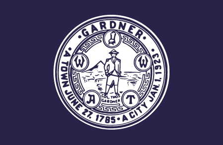 Flag of Gardner, Massachusetts