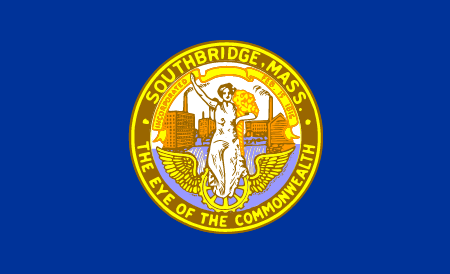 Flag of Southbridge, Massachusetts
