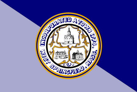 Flag of West Springfield, Massachusetts