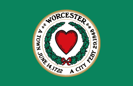Flag of Worcester, Massachusetts