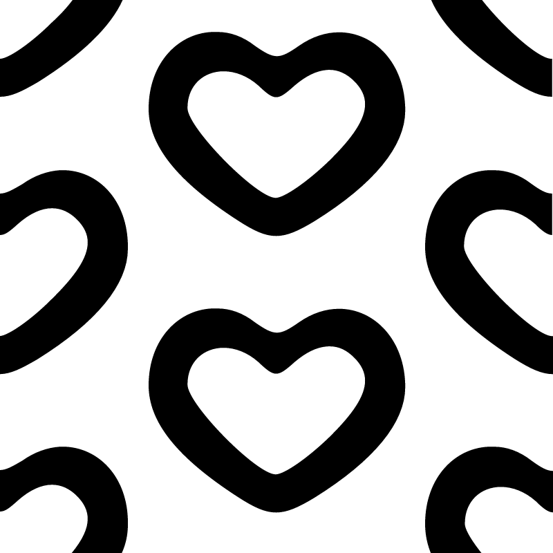 Hearts pattern