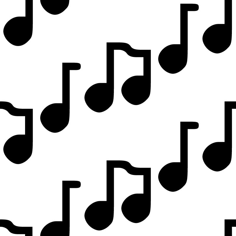 Music notes pattern
