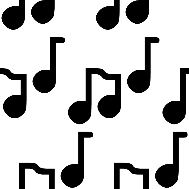 Music notes pattern