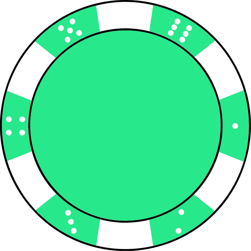 Android Green Poker Chip