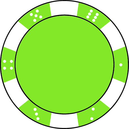 Green Poker Chip