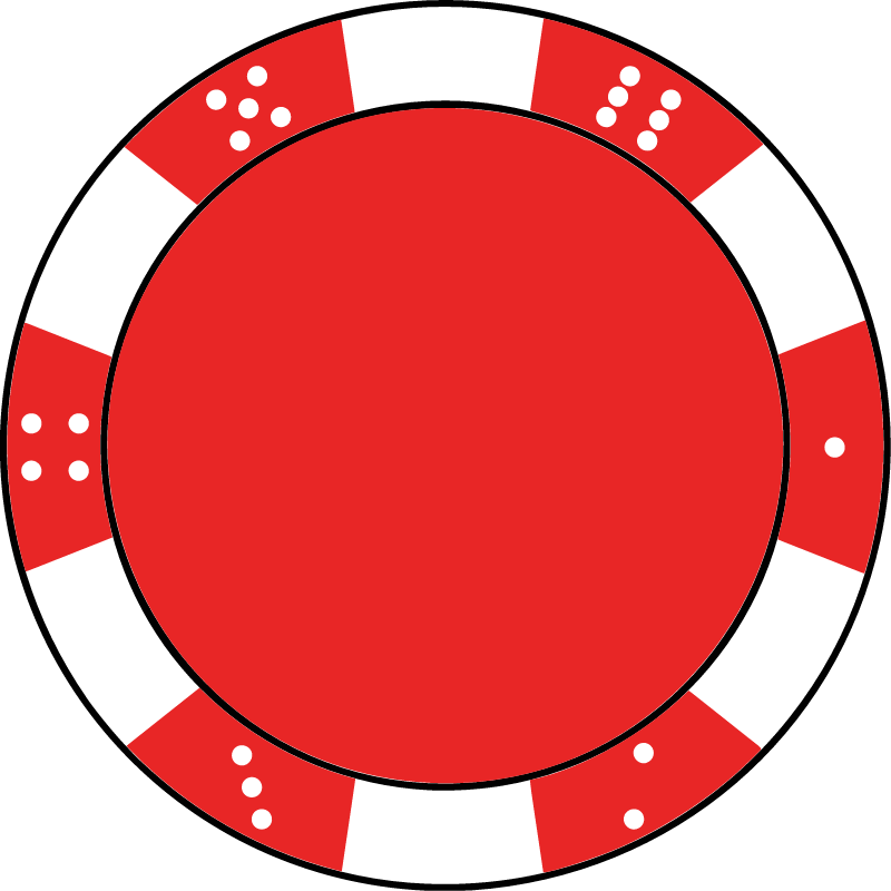 Lust Red Poker Chip