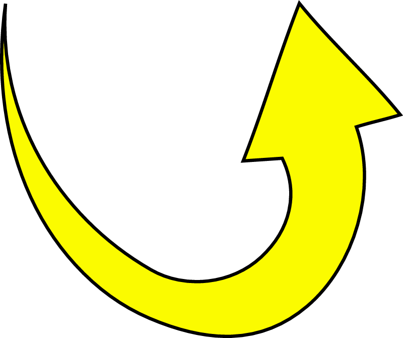 Yellow Arrow Icon
